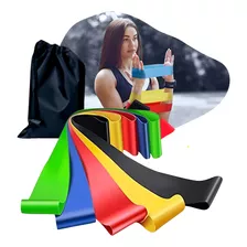 Kit 5 Faixa Elástica Super Mini Band Para Treino Exercícios