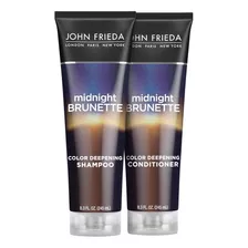 John Frieda Midnight Brunette Visibly Deeper - Juego De Cha.