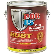 Por-15 45401 Rust Preventive Coating Semi-gloss Black - 1 Ga