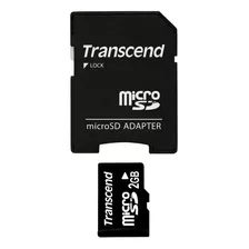 Transcend Tarjeta De Memoria Flash Microsd De 2 Gb Ts2gusd