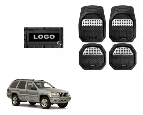 Foto de Tapetes 4pz Bandeja 3d Logo Jeep Grand Cherokee 1999 - 2004