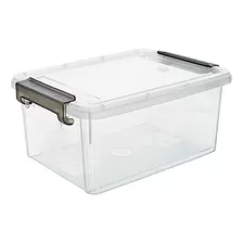 Caja Plástica De Almacenamiento Organizadora Con Tapa Xs.