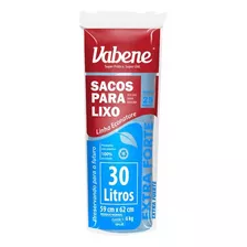 Saco De Lixo Azul Vabene 30 Litros 25 Unidades