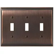 Amerock Bp36502orb Candler 3 Alternar La Placa De Pared Oilr