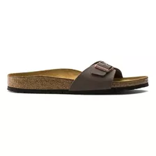 Sandalias Birkenstock Madrid Bf Nobuk Mocca Mujer - La Isla