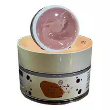 Gel Sólido Led Uv 20g Cremoso Pink Nude Clear Manicure Molde Cor Nude Pink