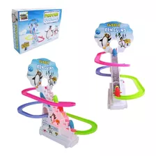 Pistaelevador Com Som E Luz Pinguins Fofinhos Kit Com 8 