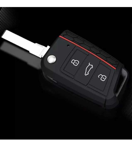 Funda Silicon Llave Control Volkswagen Vw Golf Jetta Mk7 Foto 9