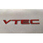 Emblemas Honda Vtec Accord Civic Crv Hrv Rojo Negro