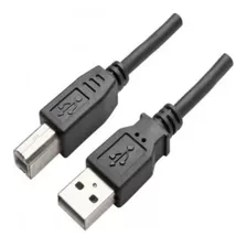 Cabo Usb Para Impressora: Epson Hp Canon Brother Samsung Cor Preto