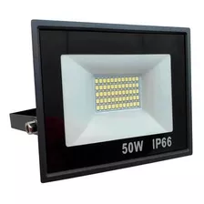 Refletor Led 50w Holofote Bivolt Prova Dagua 6000k Frio Ip66