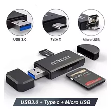 Lector De Memoria Usb Tipo C/ Usb 3.0 