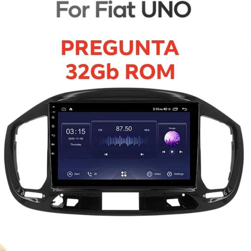 Estereo Fiat Uno Pantalla Android Radio Wifi Bt Gps Usb Foto 2