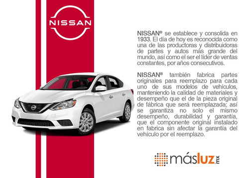 Espejo Izq Man P/pintar Nissan Original Nissan Tiida 12/18 Foto 3