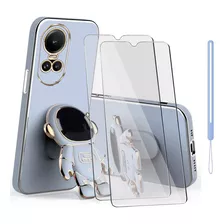 Funda De Para Oppo Reno10 5g Astronauta + 2mica + Correas