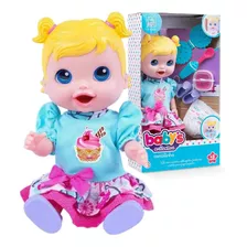 Boneca Baby's Collection Come E Faz Caquinha- Supertoys