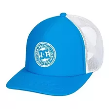 Gorra Dc Mod Vested Up Trucker Azul Blanco