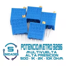 5 Unid Potenciometro Multivuelta Alta Presicion 3296 3296w