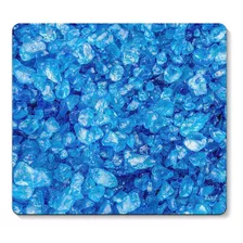 Mouse Pad Textura Pedra Preciosa Azul