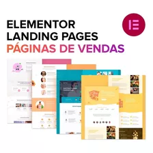 +150 Landing Pages Páginas De Vendas Elementor Wordpres