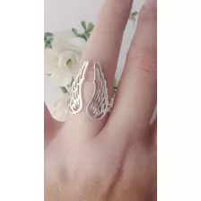 Hermoso Anillo Alas En Plata 900. 