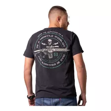 Camiseta Hostile World Evo Tactical 100% Algodão