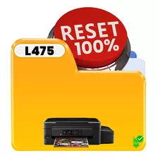 Reset Epson L475 L375 Ilimitado 100% - Envio Imediato 24h