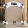 Balança Digital De Vidro Good Deals Até 180kg Portatil Corporal Transparente