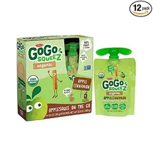 Gogo Squeez Puré De Manzana Orgánica En El Go, Manzana Y Can