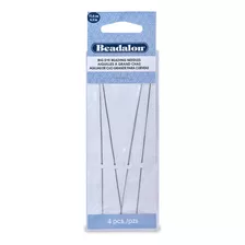 Beadalon Agujas De Ojo Grande, 4.5 Pulgadas, 4 Piezas