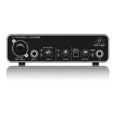 Interface Behringer Umc22 Revenda Oficial Com Nf