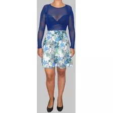 Falda Semi Rotonda Corta Formal Juvenil Moda Casual Mujer