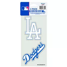 Mlb Los Angeles Dodgers De 4 Por 8 Die Cut Decal.