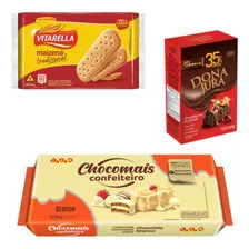 Chocolate Barra E Em Pó, Biscoito Pavê De Natal/ceia E Festa