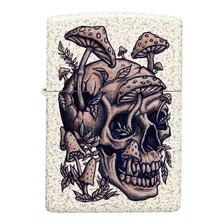 49786 Enc Zippo Calavera Hongos