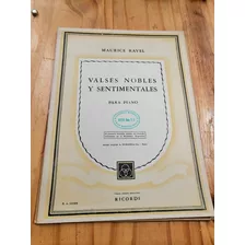 Maurice Ravel Valses Nobles Y Sentimentales Para Piano