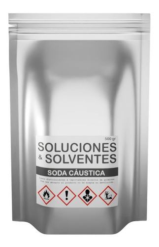 Soda Caustica - Naoh 500 Gr - Unidad a $40