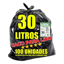 Saco Lixo 30 Litros - Lixex - Kit / 10 Pacotes *atacado*
