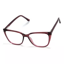 Óculos Armação Feminino Gatinho Com Lentes Sem Grau Aa-117 