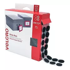 Velcro Brand 91823 Sticky-back Fasteners, 3/4-inch Dia. Coin