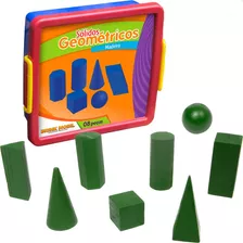 Brinquedos Pedagógico Sólidos Geométricos Formas 3d Infantil