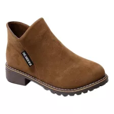 Botas Martin De Moda Plana Para Mujer