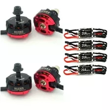 4 X Emax Rs2205 2300k Motor + 4 X  little Bee 30a Esc