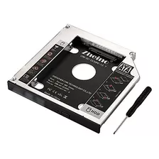 2ª Unidade De Disco De Alumínio Zheino Ssd Hdd Caddy De 12,7