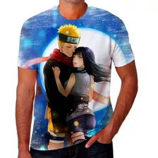 Camiseta Camisa Hinata E Naruto Casal Love Romance Hd 04