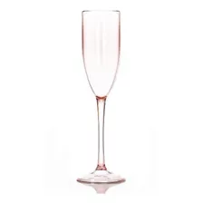 12 Taça Champagne Bebidas Acrílico Reforçado 190ml Premium