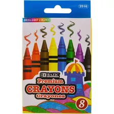 Crayón De Calidad Premium De 8 Colores, Caja De 24 (25...