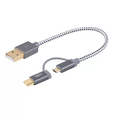 Cablecreation - Cable Usb C Micro Usb, Cable De Carga Rapid