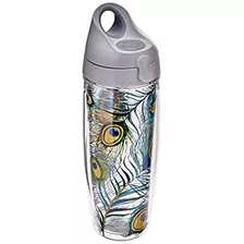 Botella Plumas Del Pavo Real Tervis Vaso De Agua Con Tapa Wr