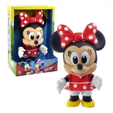 Boneca Minnie Baby Em Vinil Disney Lider Brinquedos Infantil